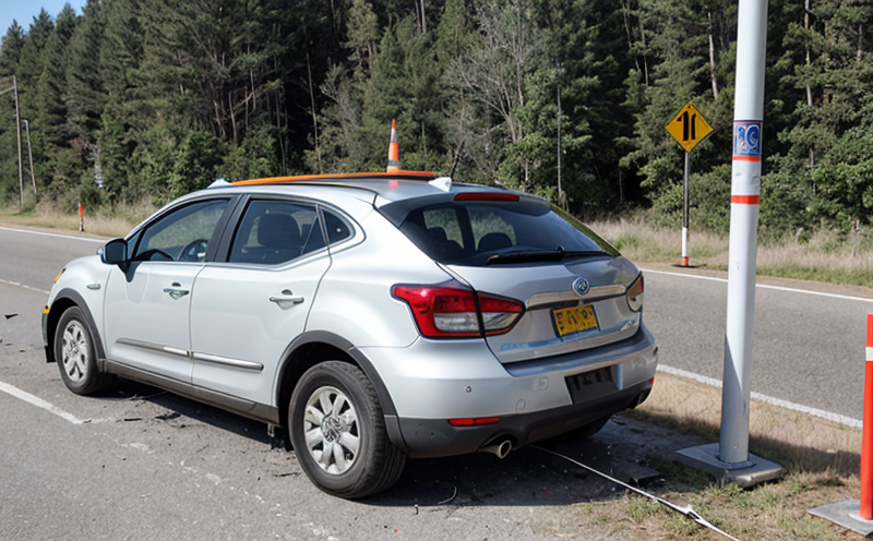EN 12767 – Support Pole Rebound Testing After Vehicle Collision