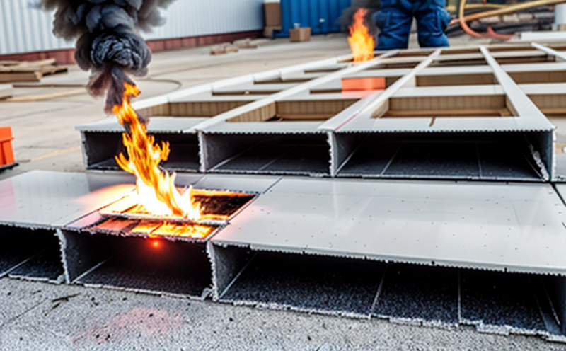 ISO 11925-2 – Flammability test of building plastics
